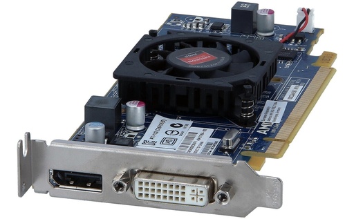 [697247-001] (Refurbished) HP AMD Radeon HD 7450 1GB GDDR3 DVI/DP PCIe Video Card