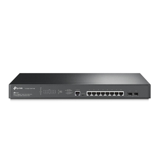 [TL-SG3210XHP-M2] TP-Link JetStream 8-Port 2.5GBASE-T and 2-Port 10GE SFP+ L2+ Managed Switch with 8-Port PoE+
