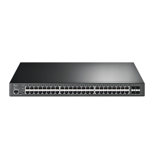 [TL-SG3452XP] TP-Link JetStream 48-Port Gigabit and 4-Port 10GE SFP+ L2+ Managed Switch with 48-Port PoE+