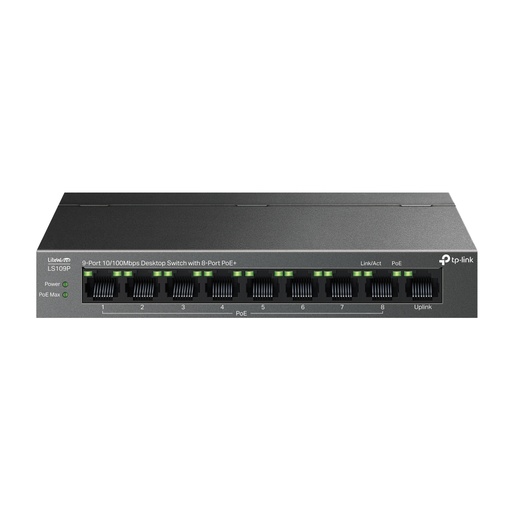 [LS109P] TP-Link 9-Port 10/100Mbps Desktop Switch with 8-Port PoE+