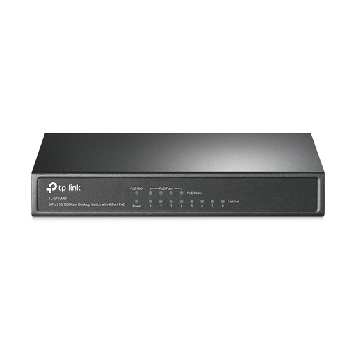 [TL-SF1008P] TP-Link 8-Port 10/100Mbps Desktop Switch with 4-Port PoE