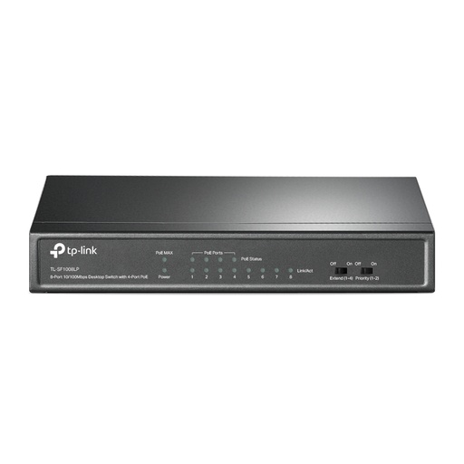 [TL-SF1008LP] TP-Link 8-Port 10/100Mbps Desktop Switch with 4-Port PoE